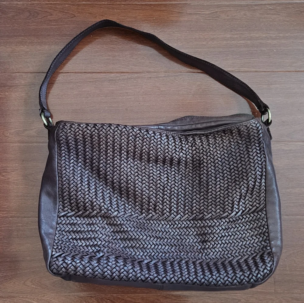 Fiori Di Firenze Italian leather bag Burgandy
